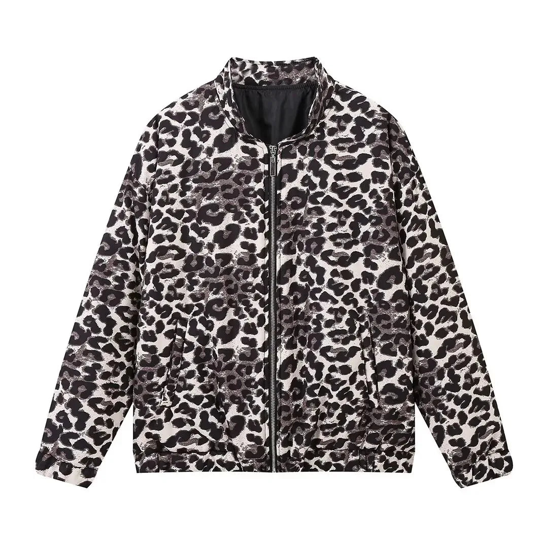 Jasmin™ | Leopard Bomberjakk