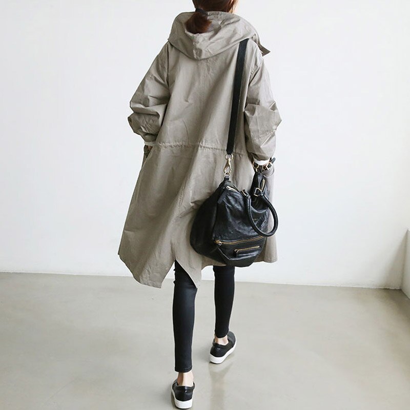 Phoebe | Kapuutsiga trenchcoat