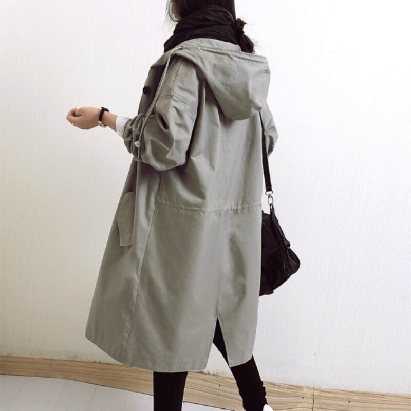 Phoebe | Kapuutsiga trenchcoat