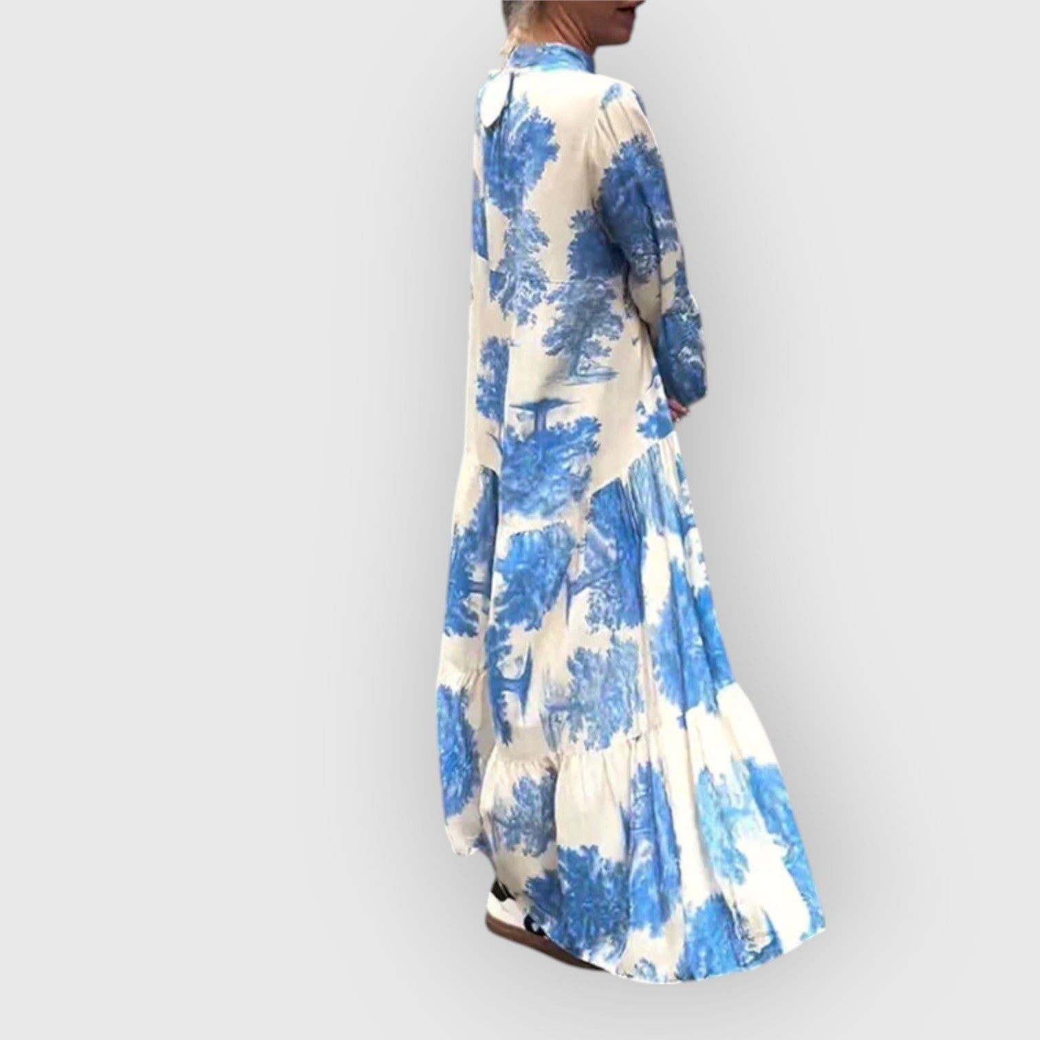 Heather™ – Looduskaunis Lillene Maxi Kleid