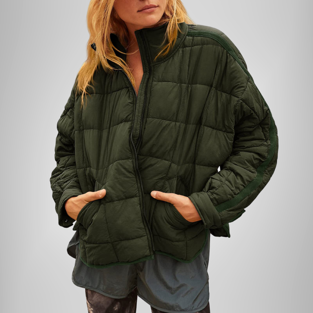 Novalie™ – Kerge Kompaktne Tõmblukk Puff Jacket
