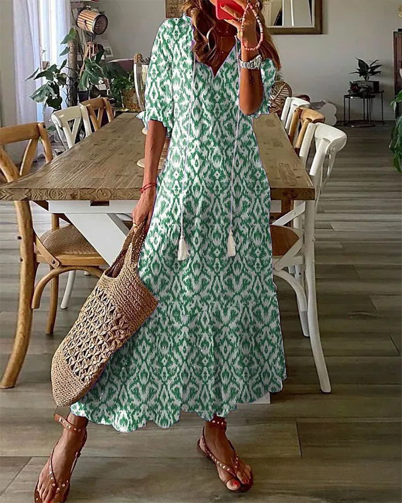 Sophie™ – Boho-suvekleit kõhu peitmisega