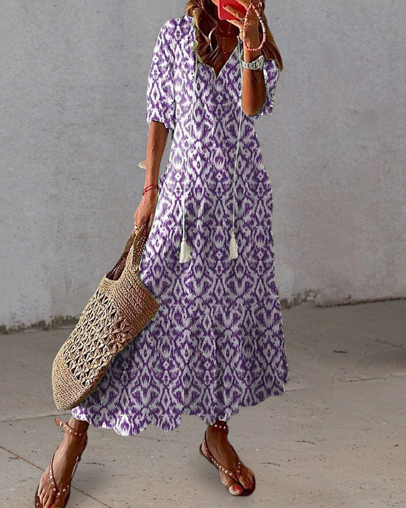 Sophie™ – Boho-suvekleit kõhu peitmisega