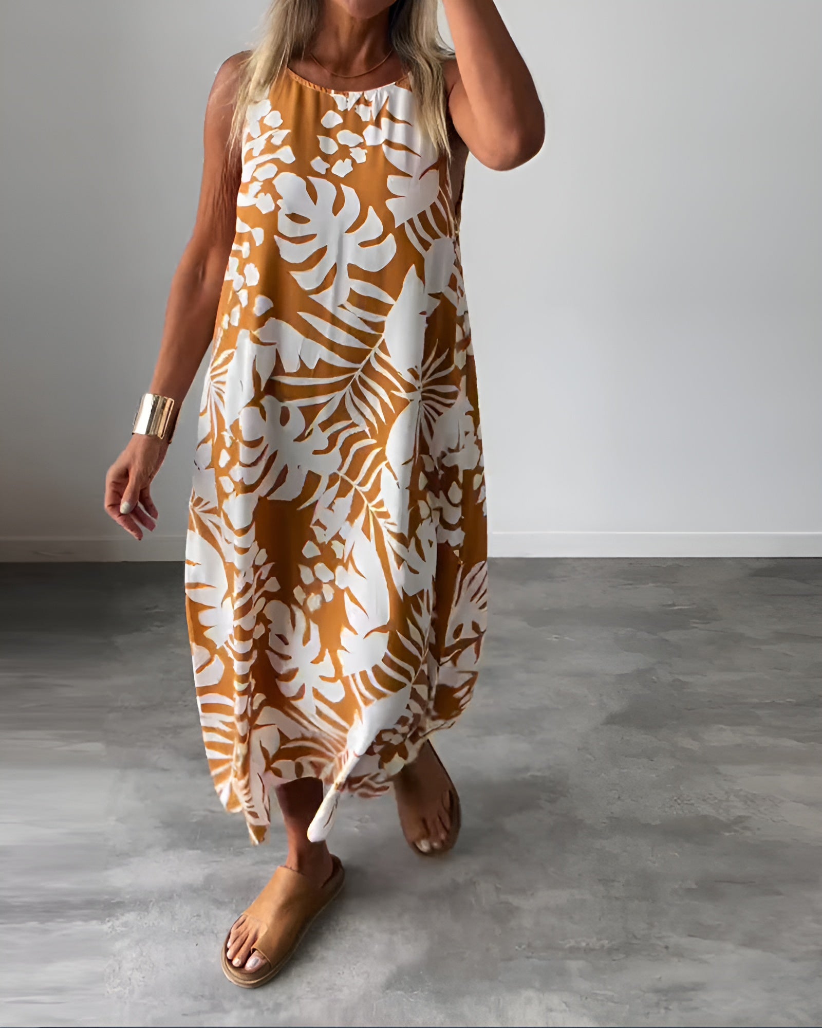 Liora – Suvine kleit troopilise mustriga