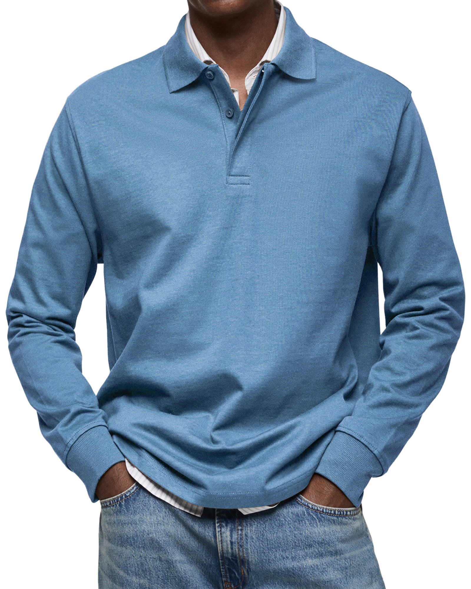 Alexandre™ casual polo pikkade varrukatega