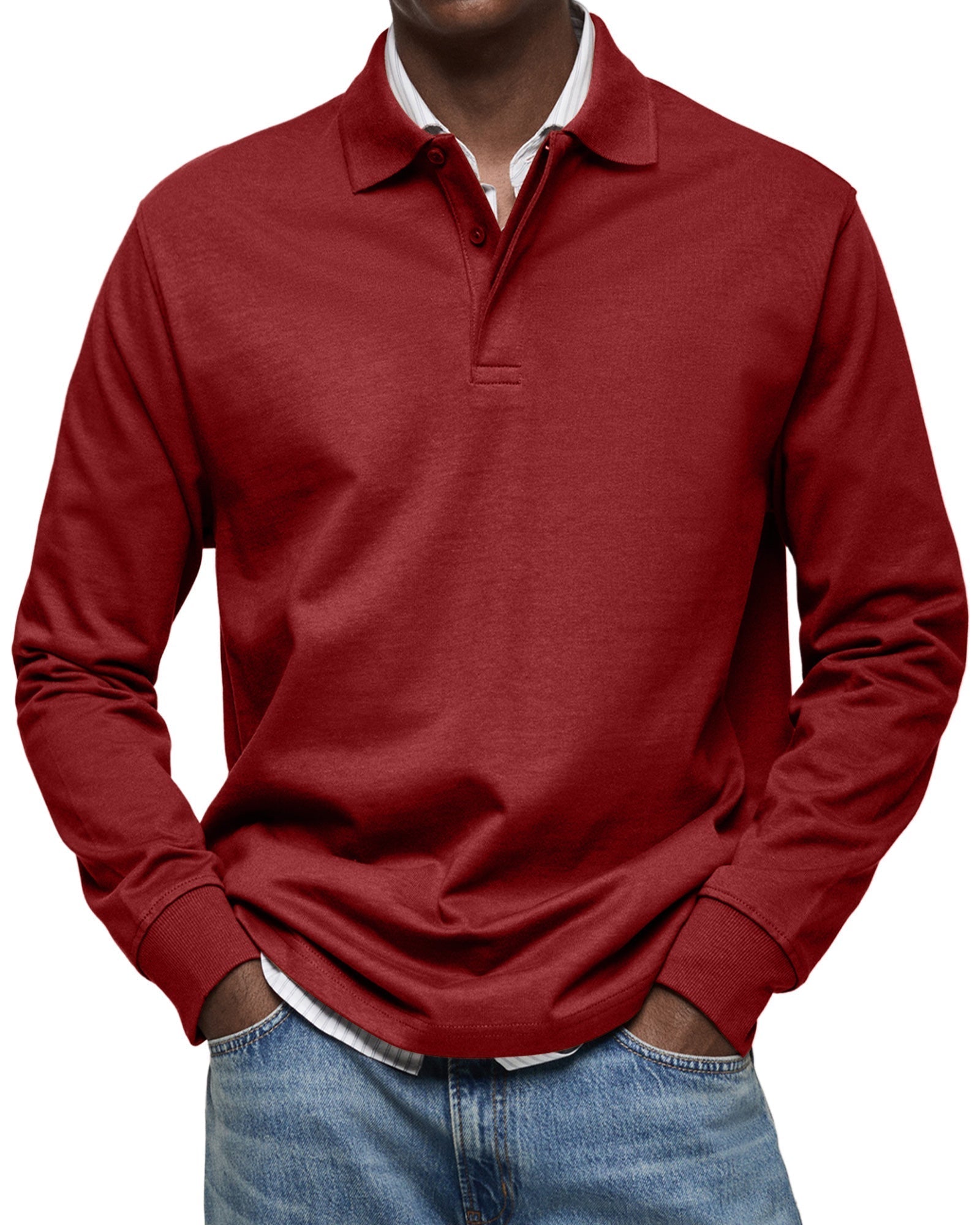 Alexandre™ casual polo pikkade varrukatega