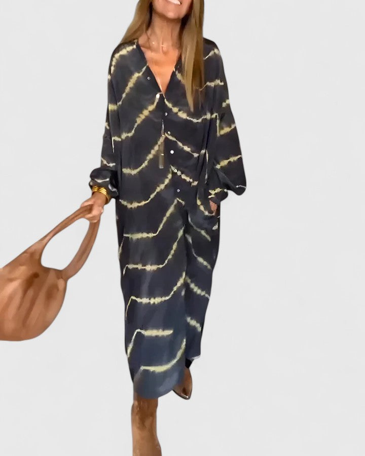 Susan™ | Elegantne Boho Riba Maxi Kleid