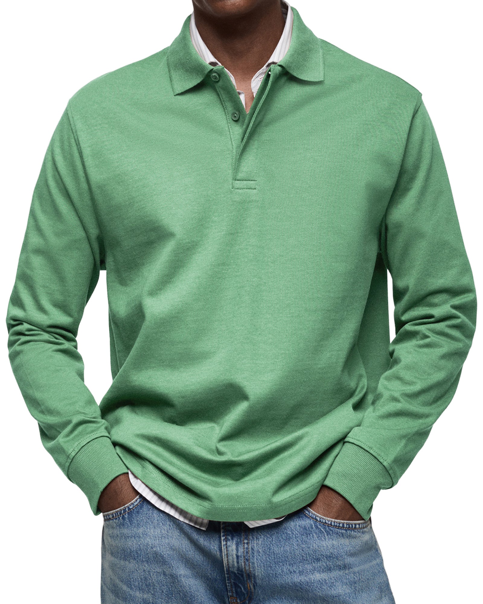 Alexandre™ casual polo pikkade varrukatega