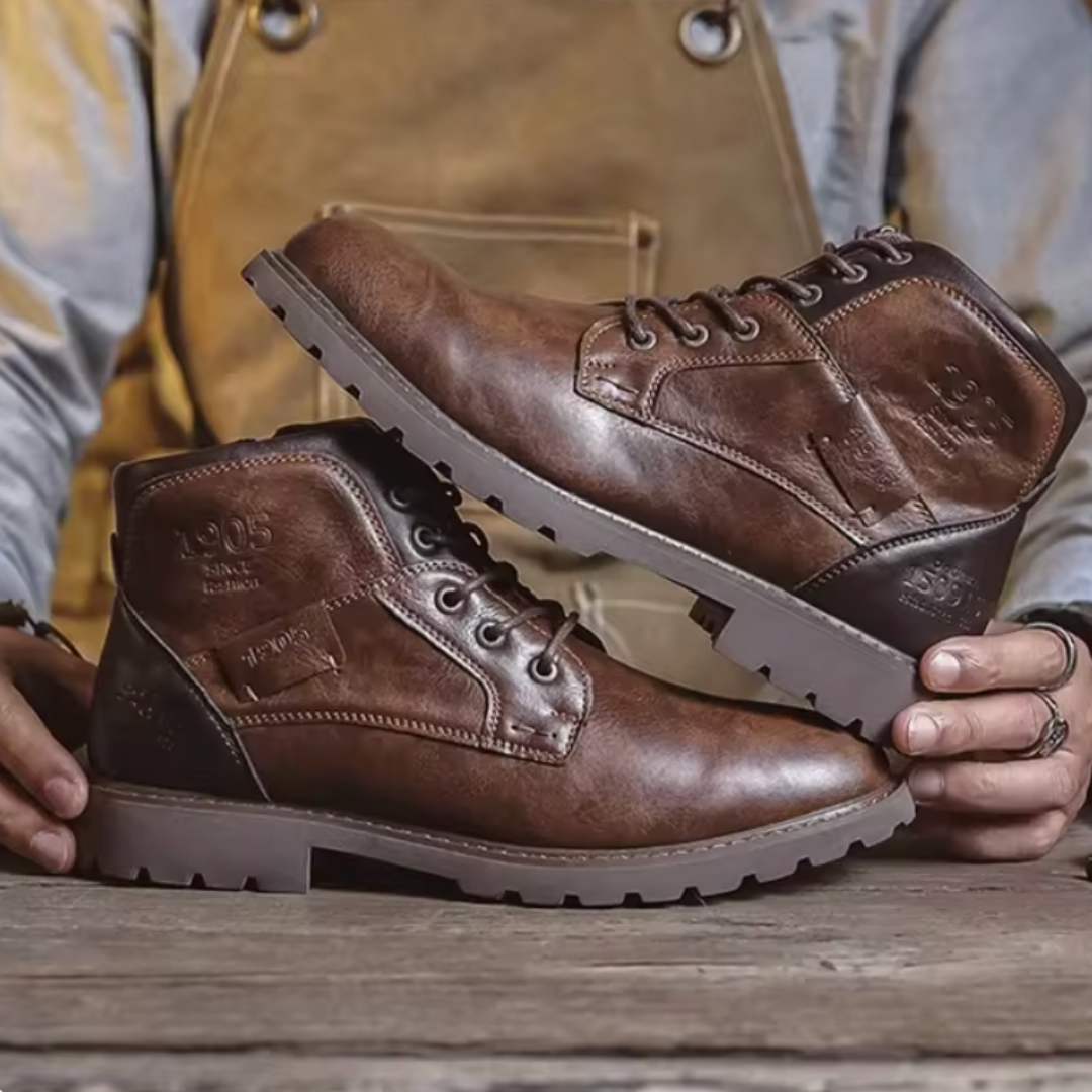 Aaron™ | Vintage nahast saapad