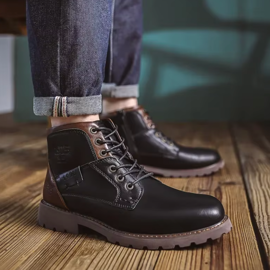 Aaron™ | Vintage nahast saapad