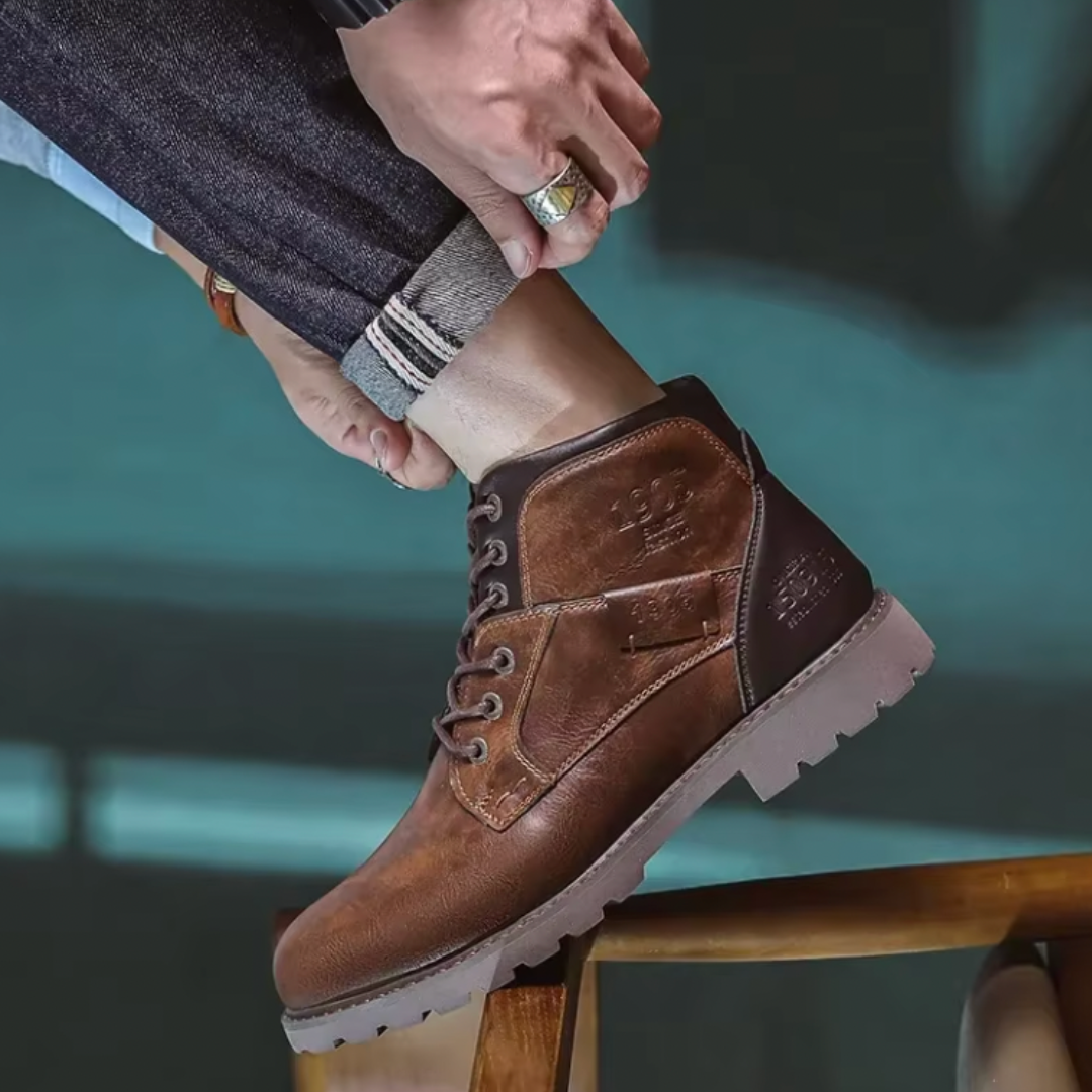 Aaron™ | Vintage nahast saapad