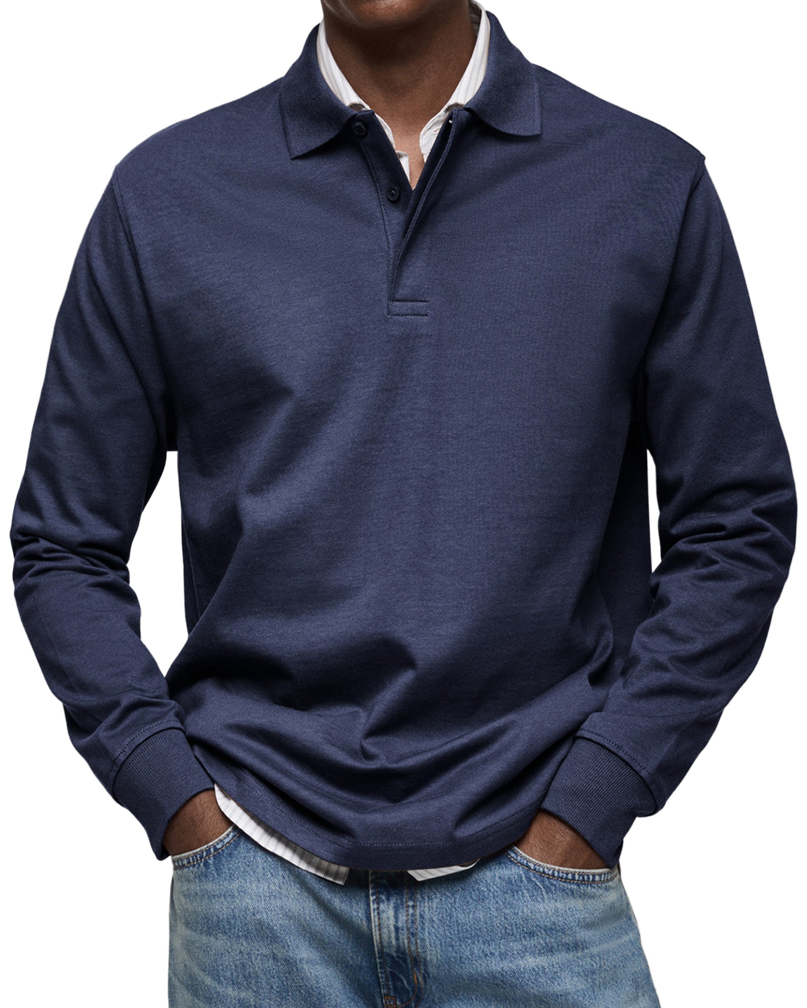 Alexandre™ casual polo pikkade varrukatega