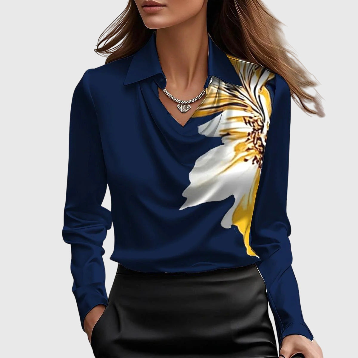 Candice™ – Pleeditud Sädeleva Blouse'i Vaikseks Usaldusväärsuseks