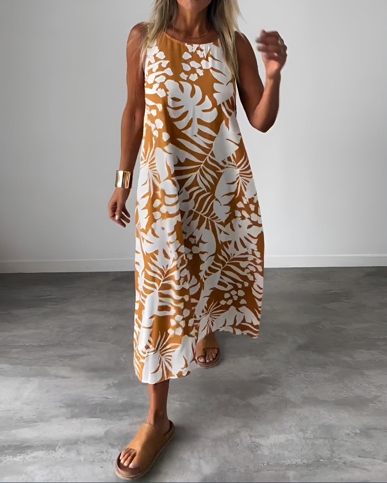 Liora – Suvine kleit troopilise mustriga