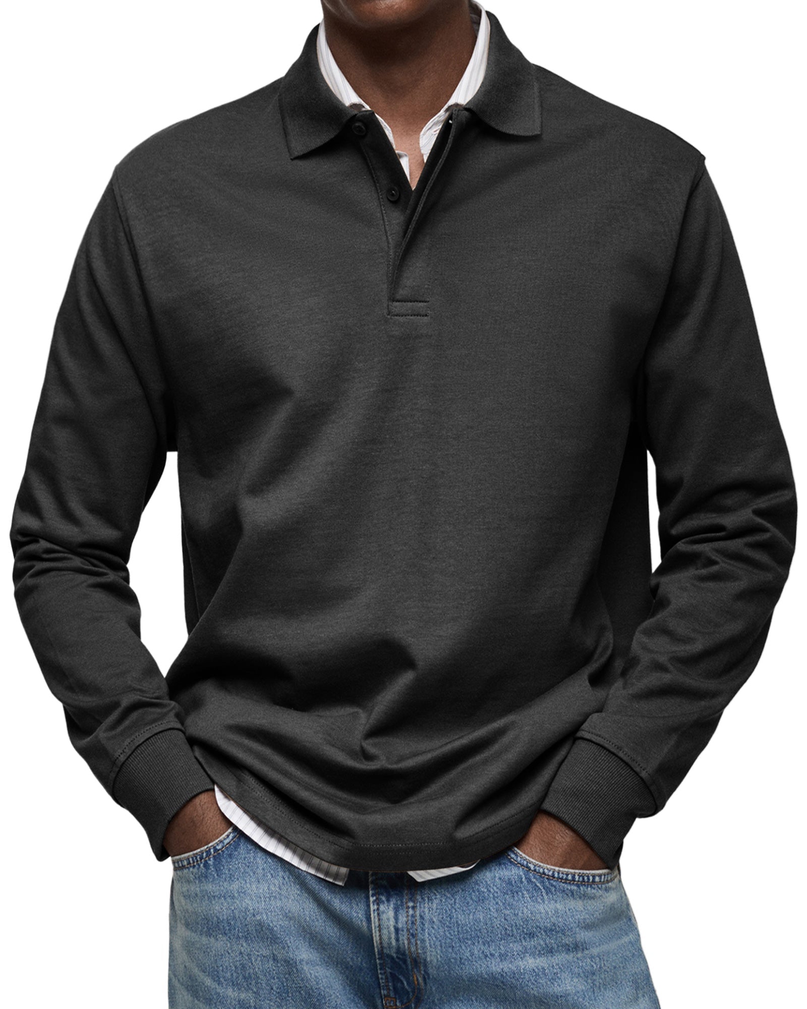 Alexandre™ casual polo pikkade varrukatega