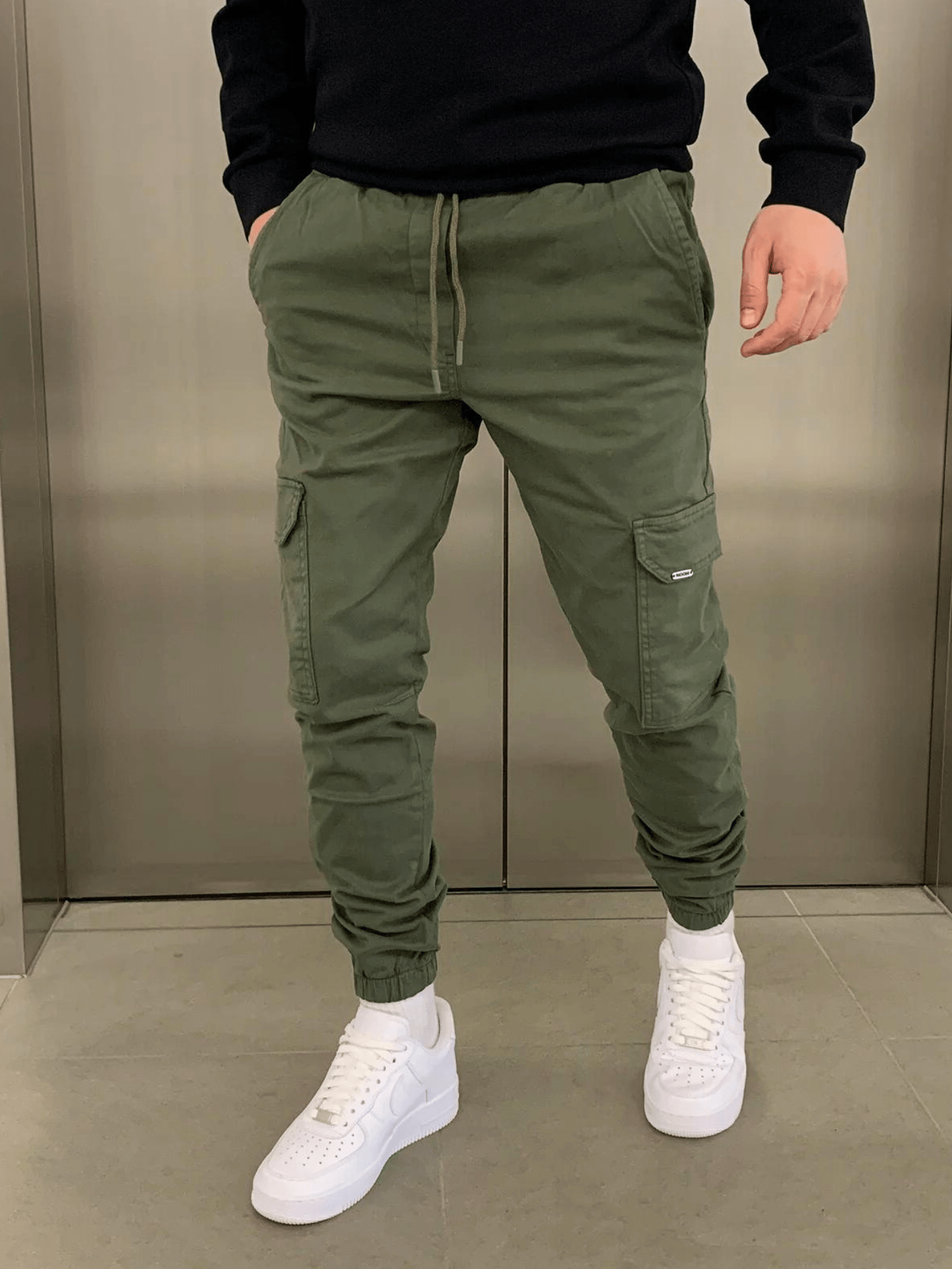 Laurent™ Elegantne ja praktiline cargo jogger