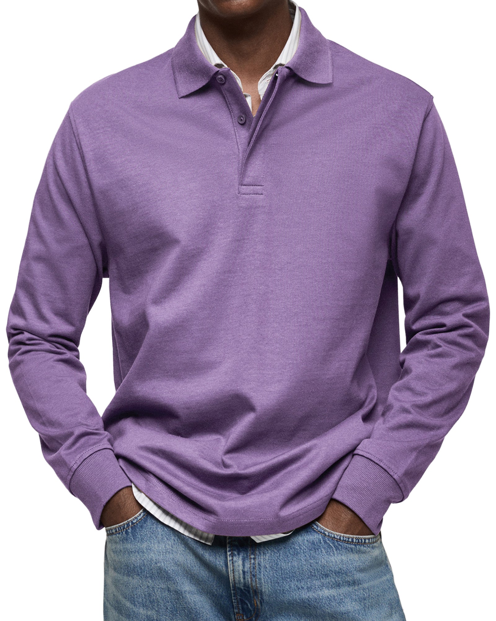 Alexandre™ casual polo pikkade varrukatega