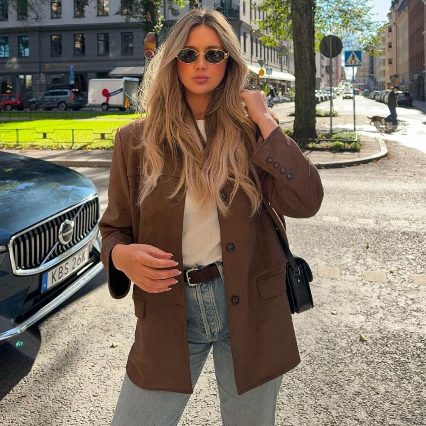 Jimena™ – Nubuk Blazer enesekindlale igapäevasele elegantsile