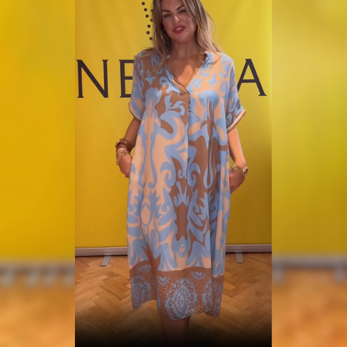 Nora™ - Elegantne lilleline kleit