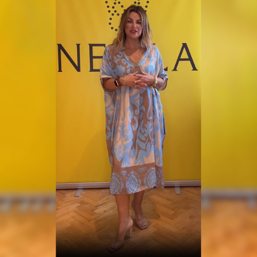 Nora™ - Elegantne lilleline kleit