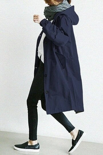 Phoebe | Kapuutsiga trenchcoat