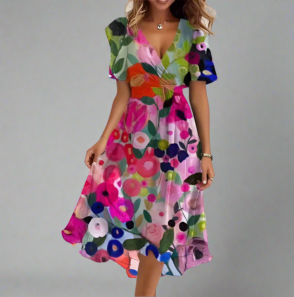 Demi – Elegantne Lilledress