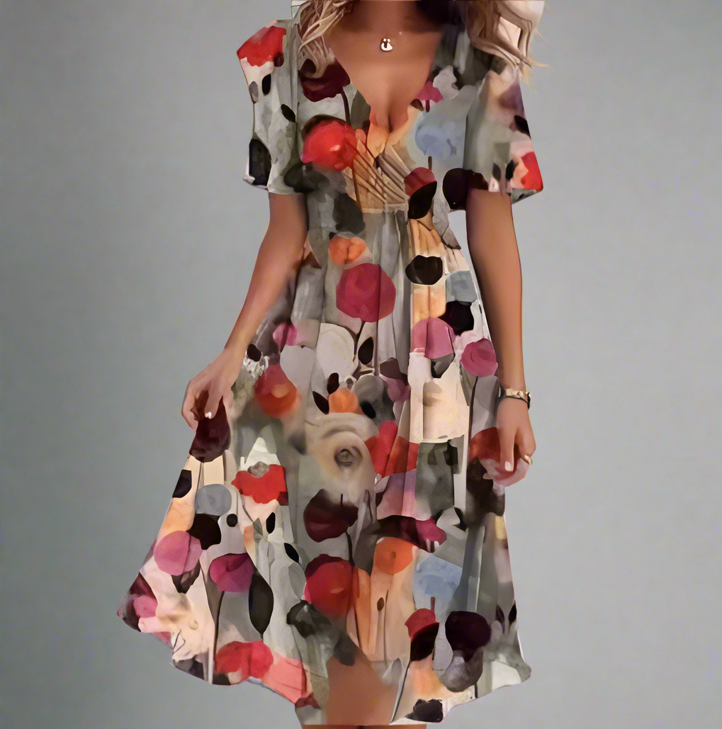 Demi – Elegantne Lilledress