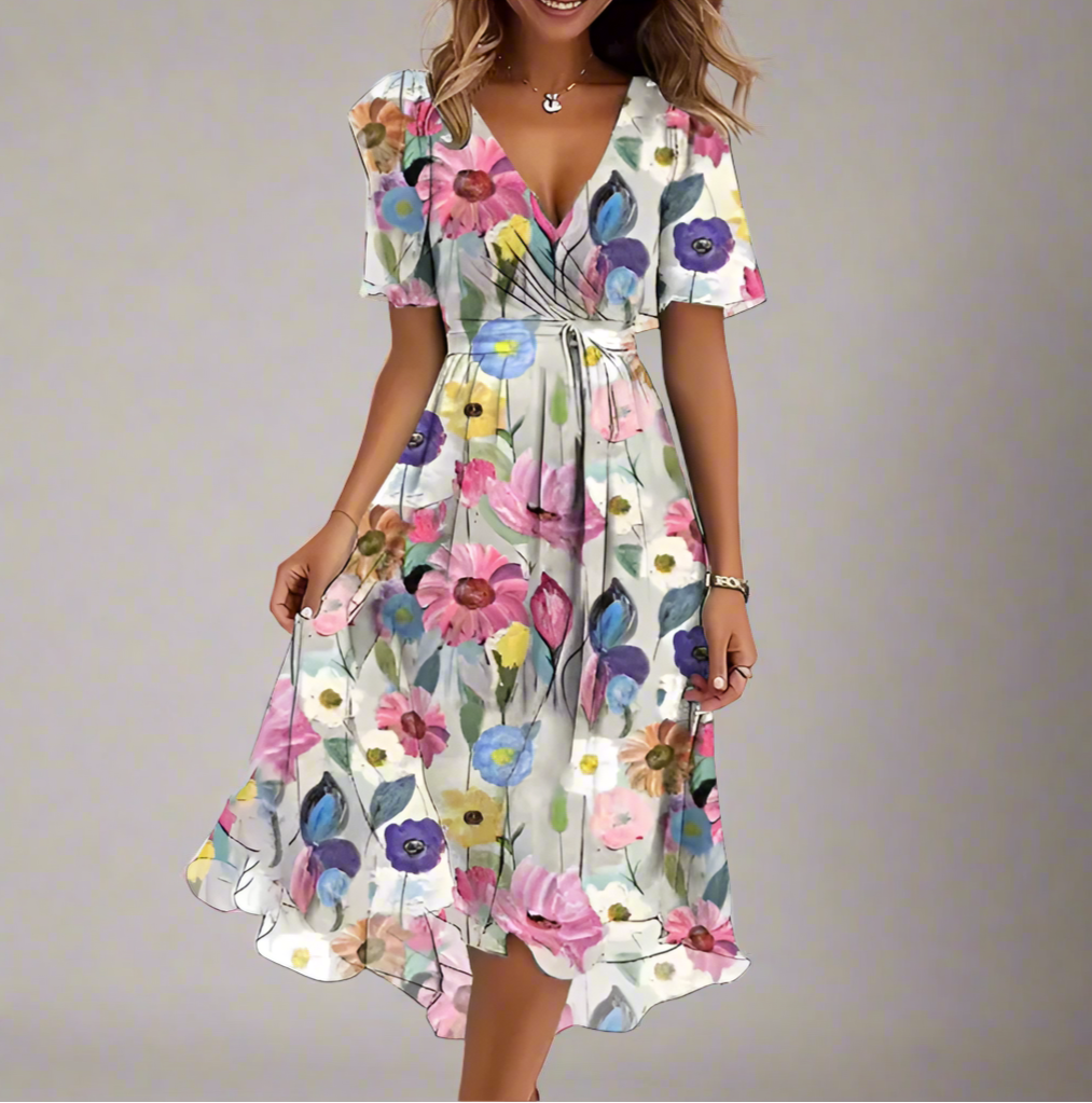 Demi – Elegantne Lilledress
