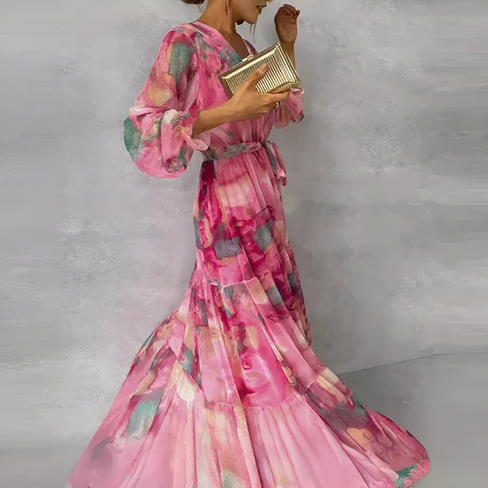 Zoë – Boho-stiilis Maxi Kleid
