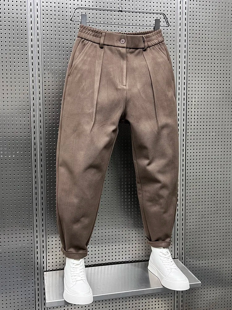 Mathieu - Elegantne triibulised püksid