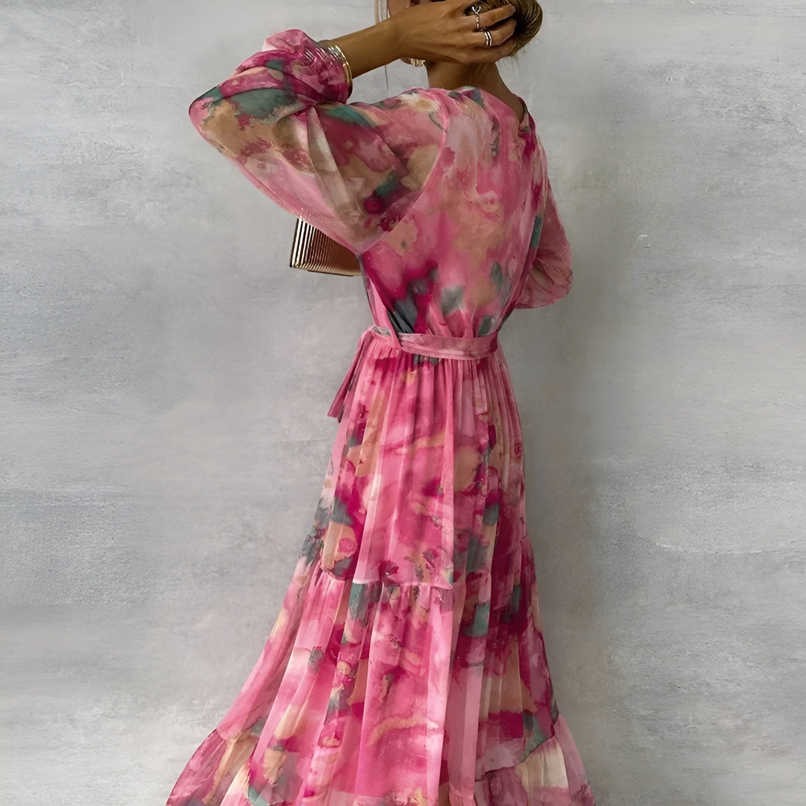 Zoë – Boho-stiilis Maxi Kleid