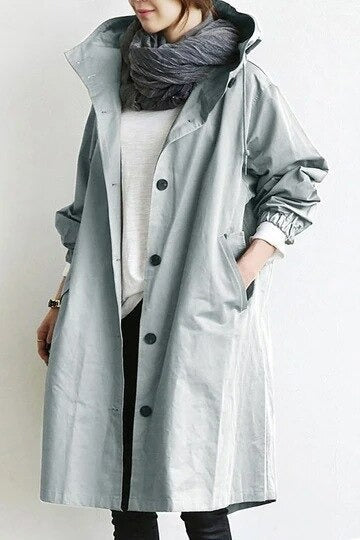 Phoebe | Kapuutsiga trenchcoat