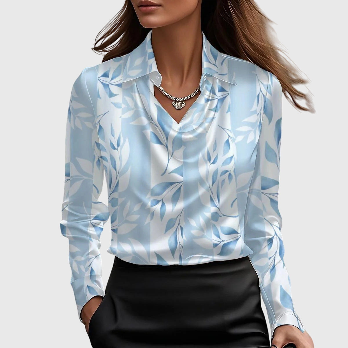 Candice™ – Pleeditud Sädeleva Blouse'i Vaikseks Usaldusväärsuseks