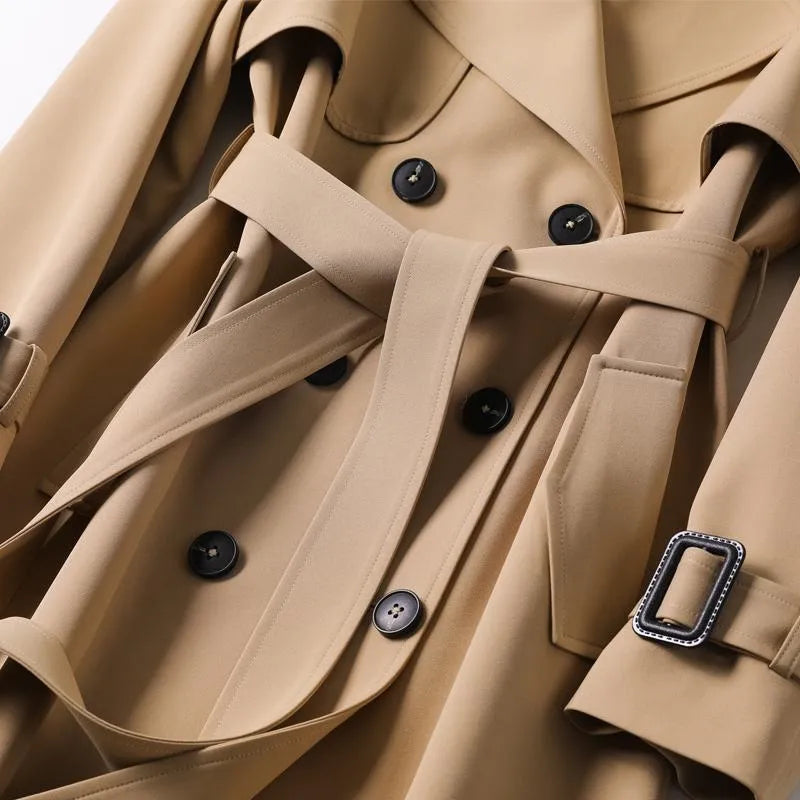 Emilia™ Elegantsed trenchcoat