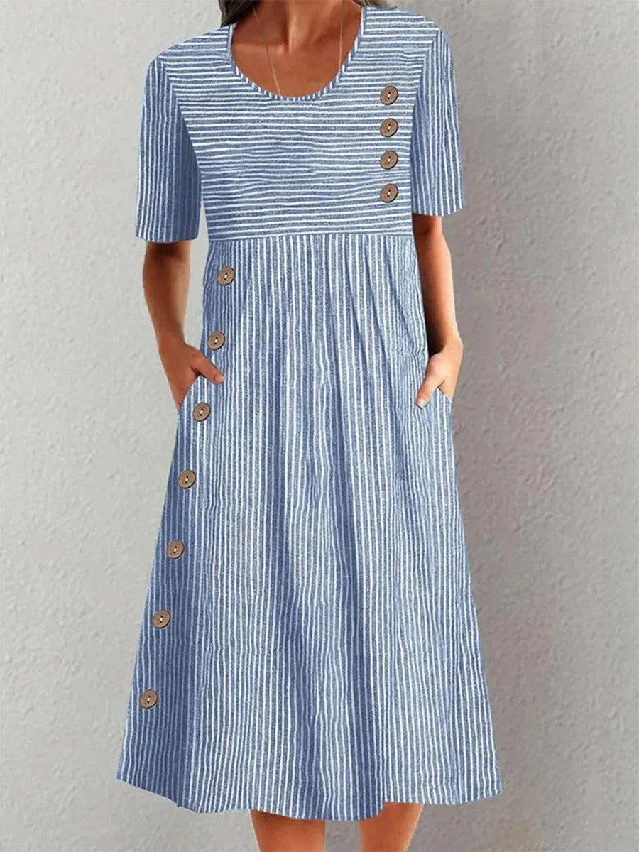 Elaine™ – Lihtsalt Kütkestav Rinnatükk Midi Kleid
