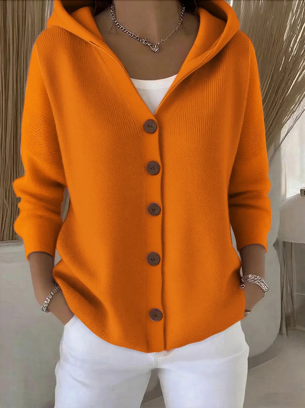 Fleur™ | Elegantne pikkade varrukatega kampsun