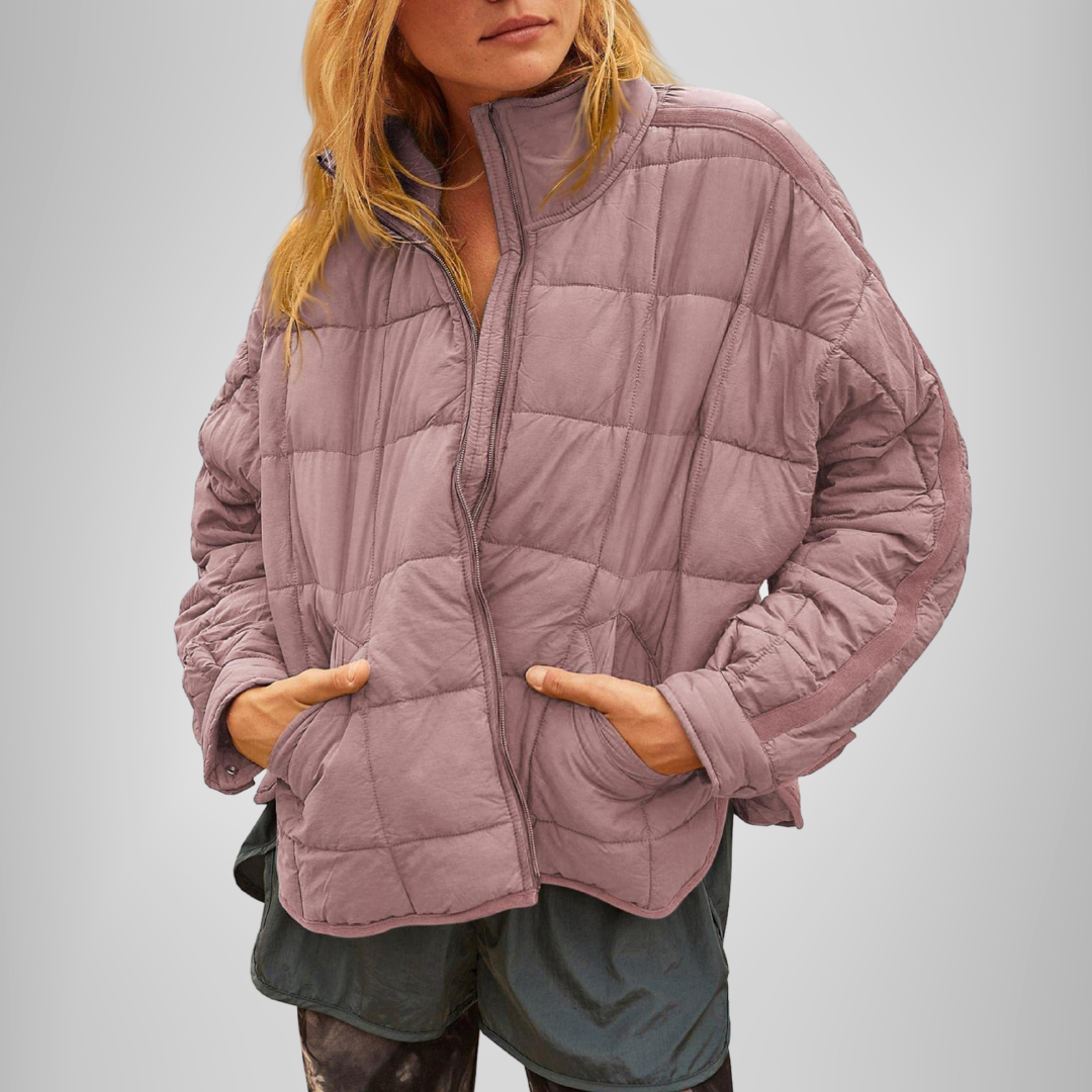 Novalie™ – Kerge Kompaktne Tõmblukk Puff Jacket