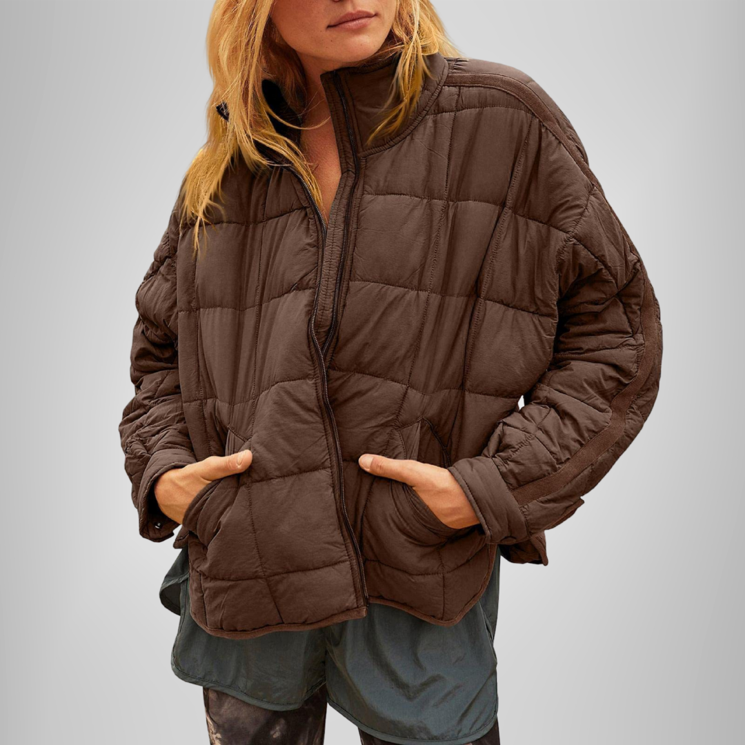 Novalie™ – Kerge Kompaktne Tõmblukk Puff Jacket