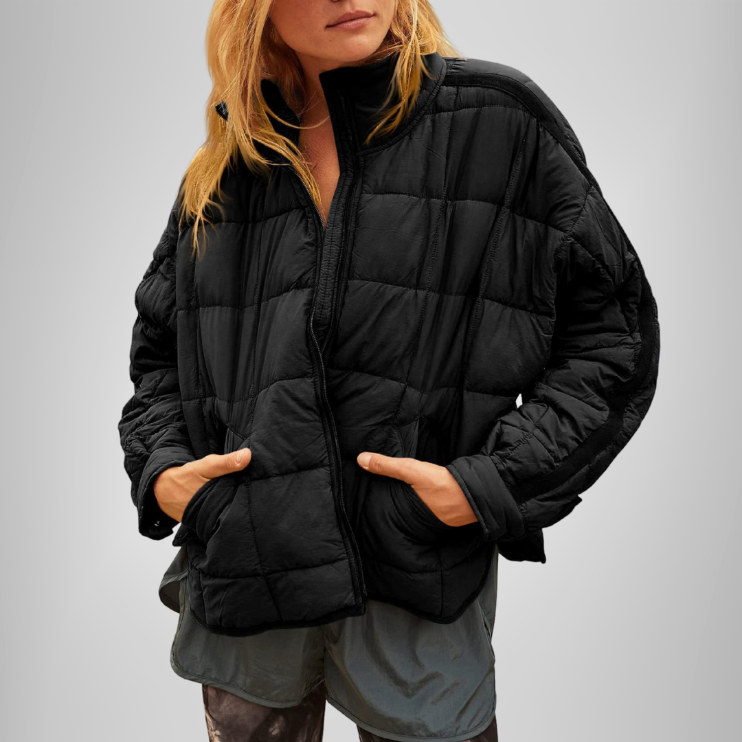 Novalie™ – Kerge Kompaktne Tõmblukk Puff Jacket
