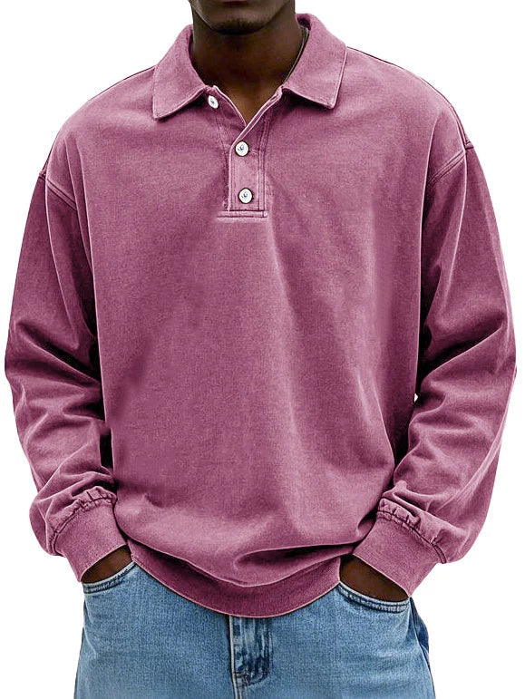 Matteo™ Meeste polo särk pikkade varrukatega