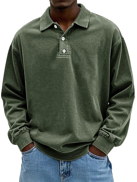 Matteo™ Meeste polo särk pikkade varrukatega